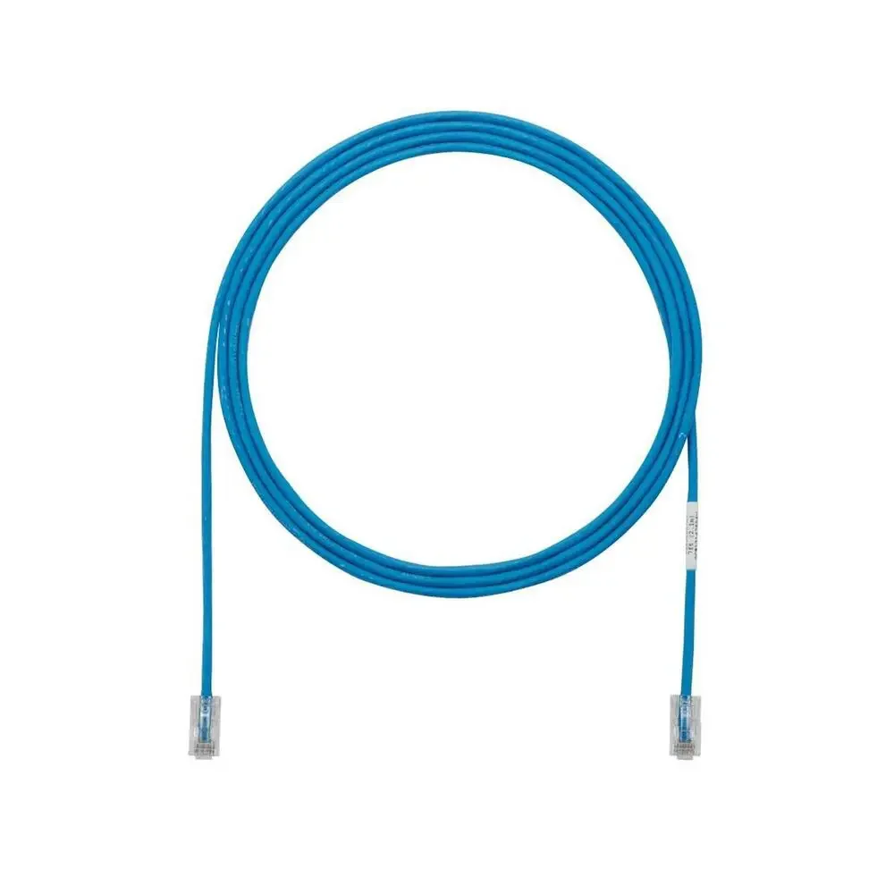 Cat 5e 28 AWG UTP Copper Patch Cord, 10 ft, Blue Lot 24 Pcs